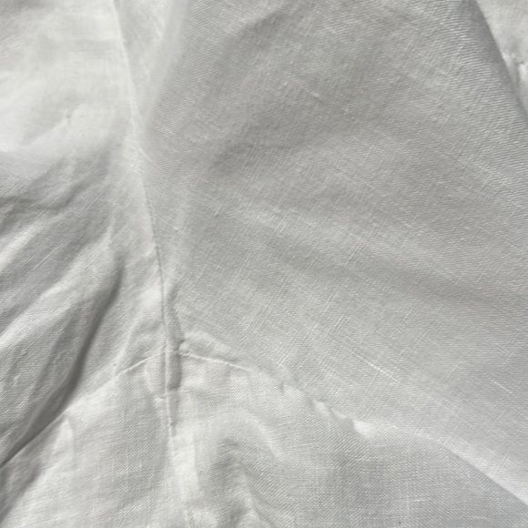 Eileen Fisher 100% Organic Linen Elastic Waist Pull On White Pants Women’s XL - Picture 9 of 16